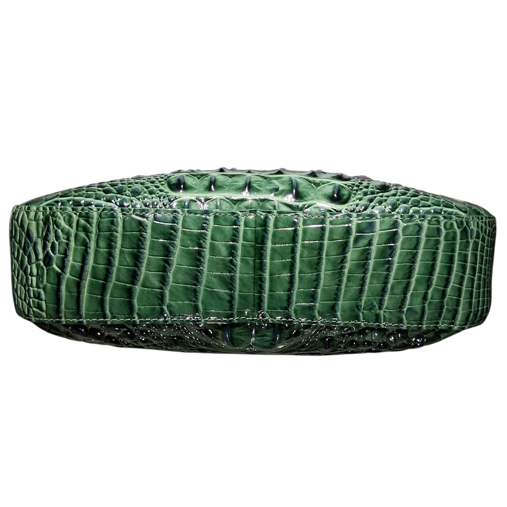 Brahmin Leia Croc Embossed Leather Crossbody Bag - Picture 6 of 11